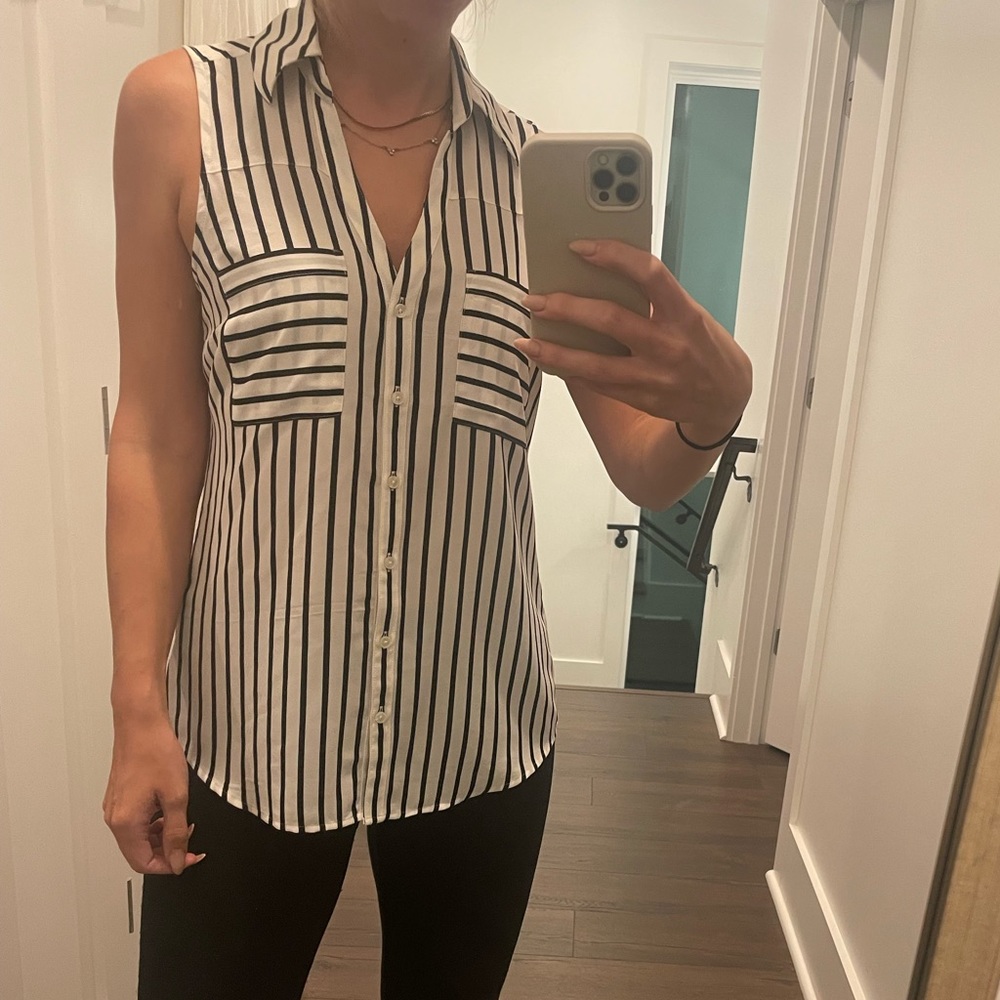 Express striped tank